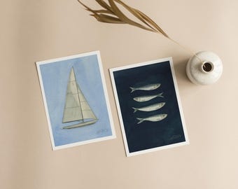 La Mer | Folded Notecard Set