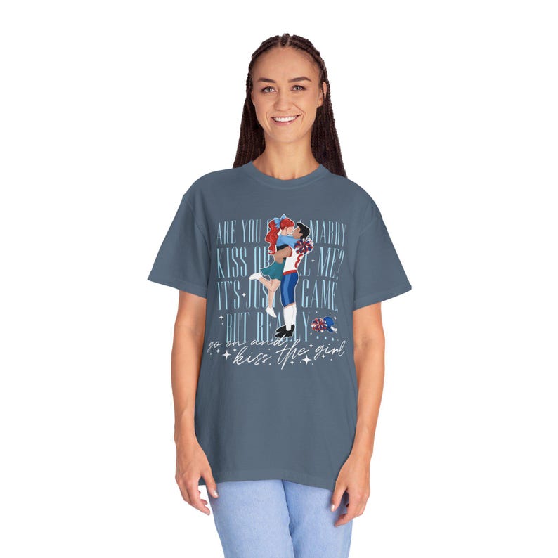 Ariel x High School - Kiss The Girl -The Little Mermaid Inspired - Unisex Comfort Colors T-shirt image 8