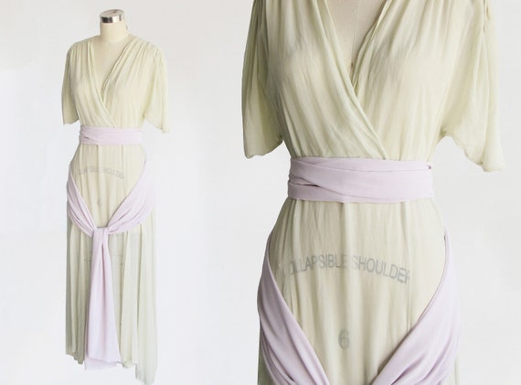 1930s silk dress