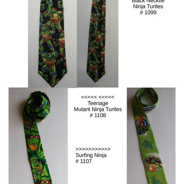 Turtle Ninja  Neckties