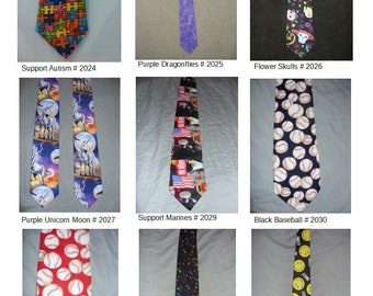 Novelty Theme 3 Support Autism, Dragonflies, Sugar Skulls, Unicorns, Maines, baseball, smile face