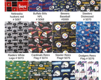 Sports Teams 4 NFL, NBA, MLB Face Mask Custom With/ With out Filter