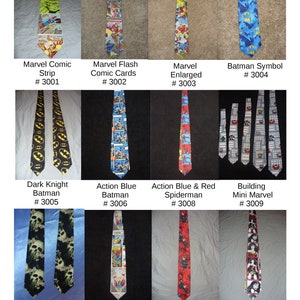 Super Heroes MC / DC Comics Necktie 1