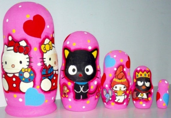 hello kitty nesting dolls
