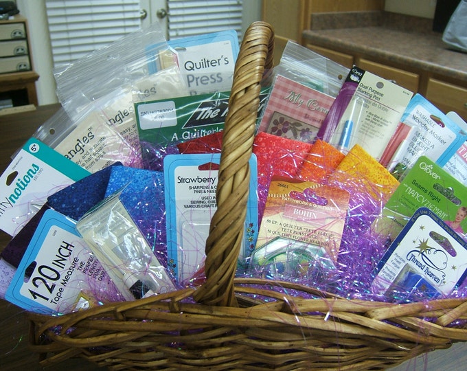 Quilters Gift Basket, Gift Basket, Gift for Quilters, Gifts for