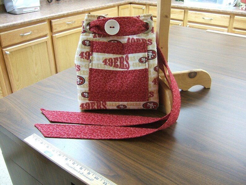 Fabric Purse, 49er Purse, Sports Themed Purse, Shoulder Bag Etsy