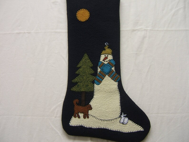 Wool Felt Christmas Stocking Golden Retriever Hand Etsy Canada