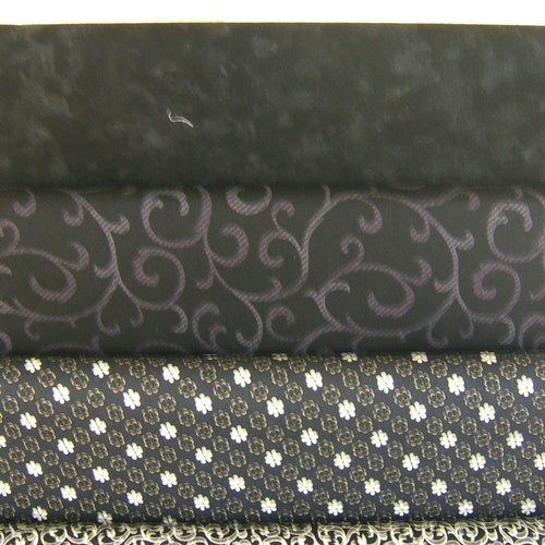 Black and Cream, 1 Yard Bundles, Unique Bundle, 12 Yard shops Bundle, Various Manufactures, Quilt Quality Fabrics, One of a Kind, Retired Fabrics