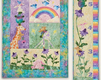 McKenna Ryan Quilt and Growth Chart Fabric Kit, Once in a Lullaby
