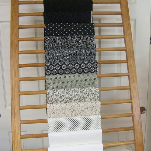 Black and Cream, 1 Yard Bundles, Unique Bundle, 12 Yard shops Bundle, Various Manufactures, Quilt Quality Fabrics, One of a Kind, Retired Fabrics