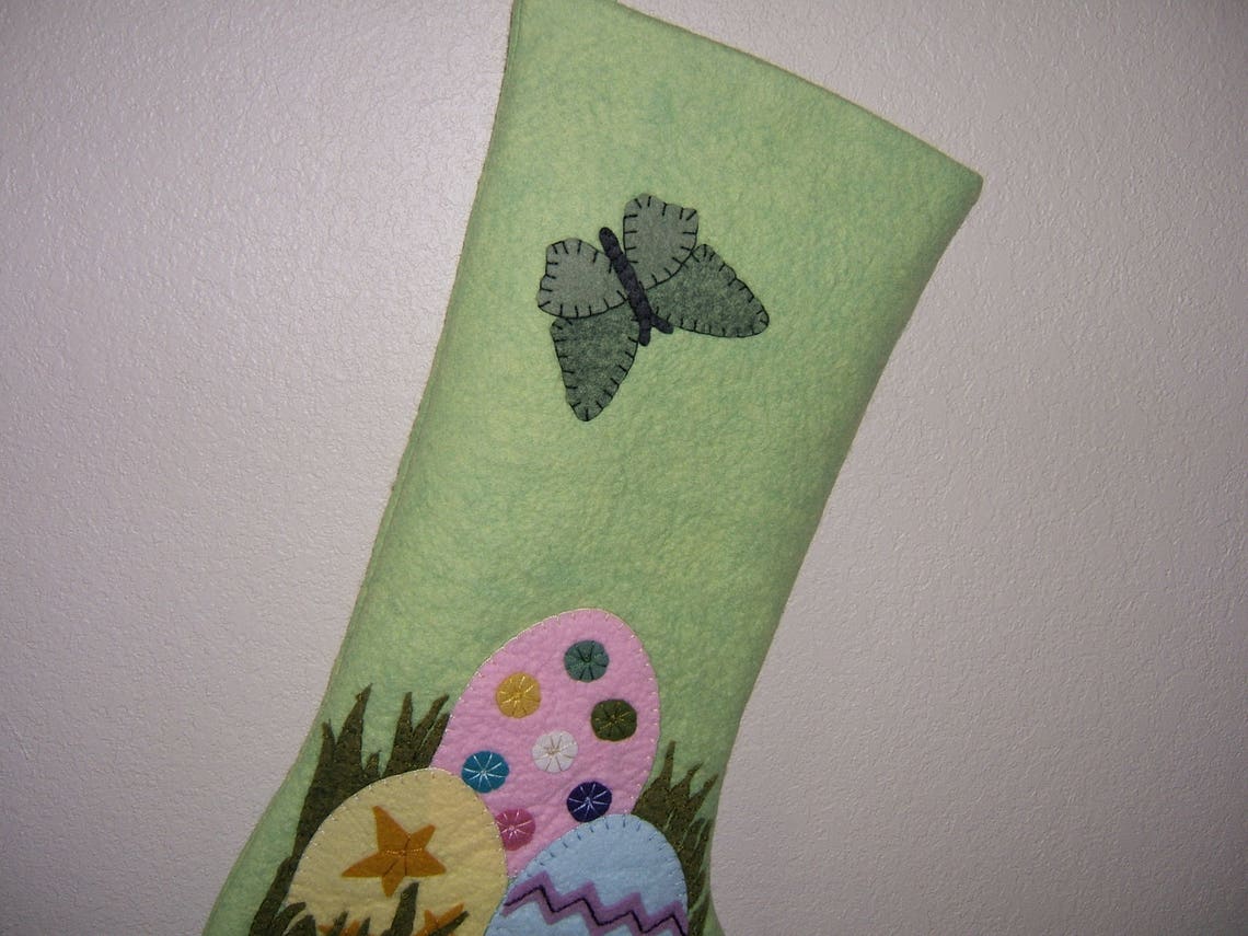 Alternative to Easter Basket Unique Wool Felt Easter Etsy