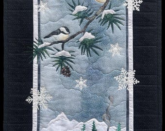 Frosted Perch Quilt Kit: McKenna Ryan Hoffman Fabrics (16.75" x 26")