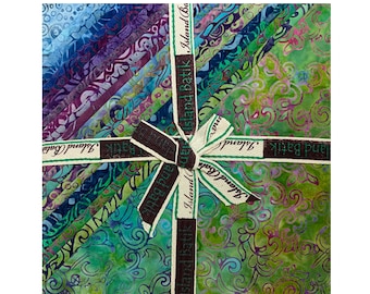 Mystery, Island 10" Squares, Island Batik Fabrics, 40 pieces,  10" x 10" Squares, Precuts