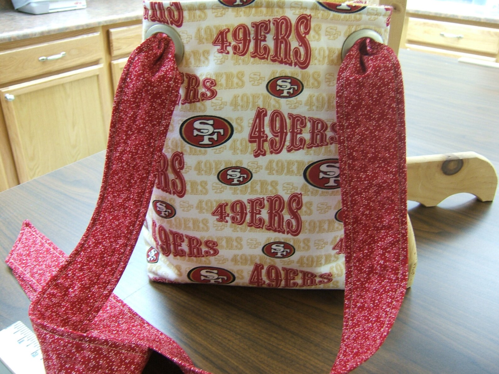 Fabric Purse 49er Purse Sports Themed Purse Shoulder Bag Etsy