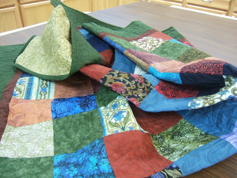 Lap Quilt Unisex Quilts Quilts for Men Darker Masculine Etsy