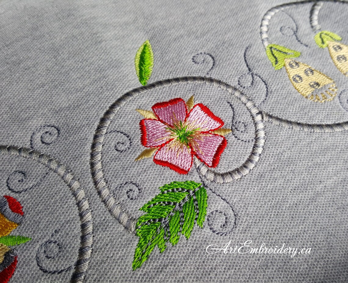 Partlet Scrolls 16th Century - Machine Embroidery Designs Set for ...