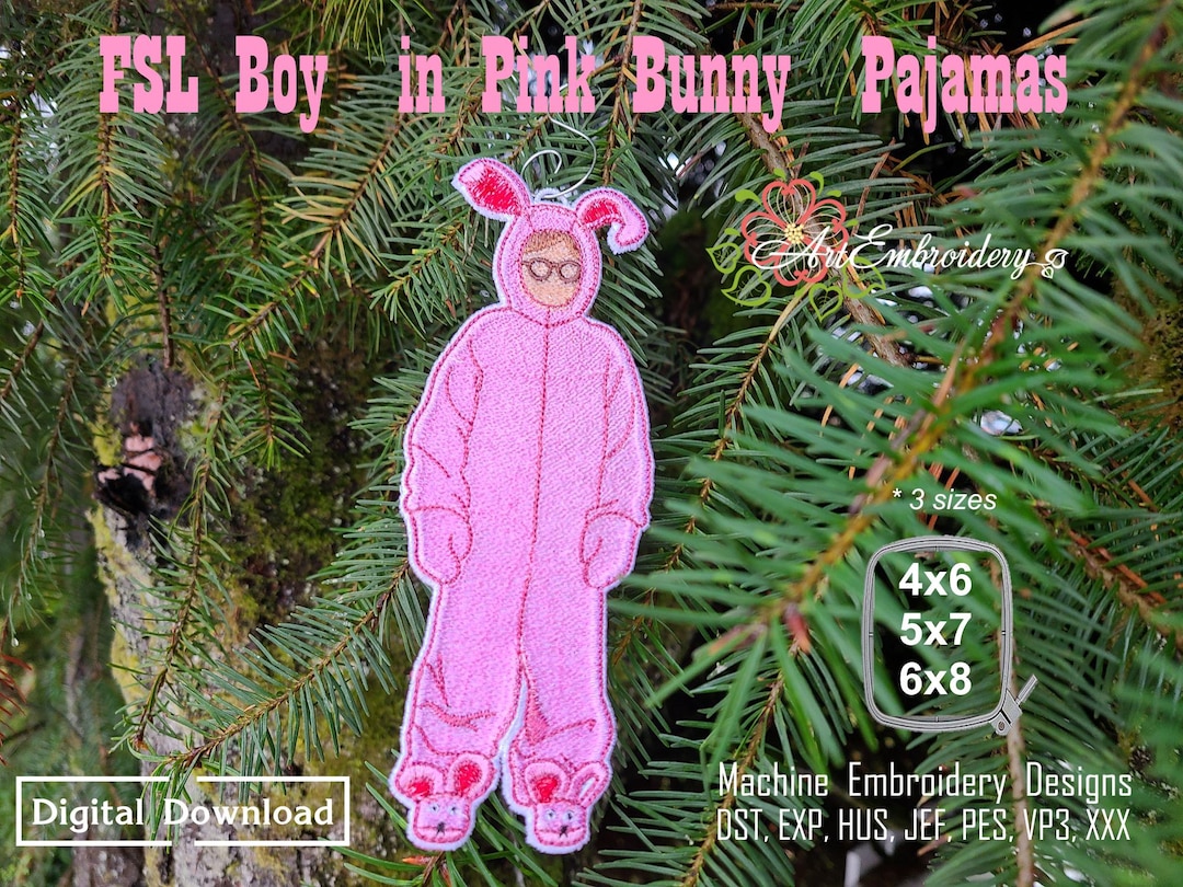 Ralphi christmas story bunny pajamas plus size