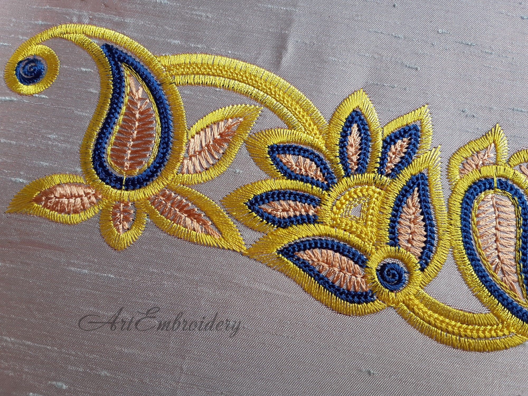 Punjabi Suit Machine Embroidery Designs Set for Decoration | Etsy