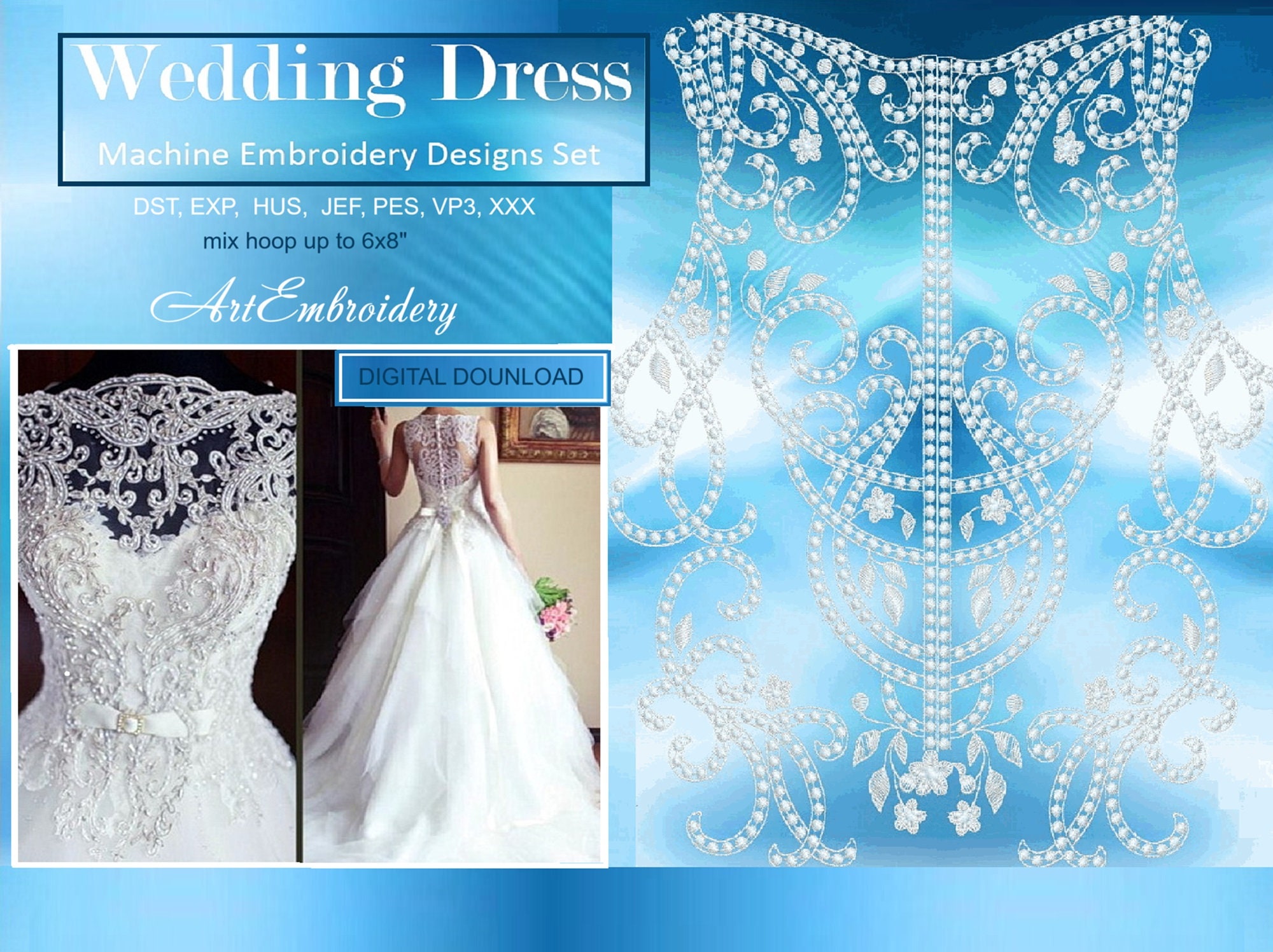 Wedding Machine String Wedding machine embroidery ideas | Beachweddingtips.com