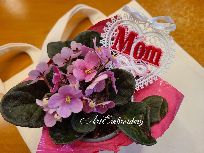 FSL "i Love You Mom" Heart – Machine Embroidery Lace Designs – Project ...