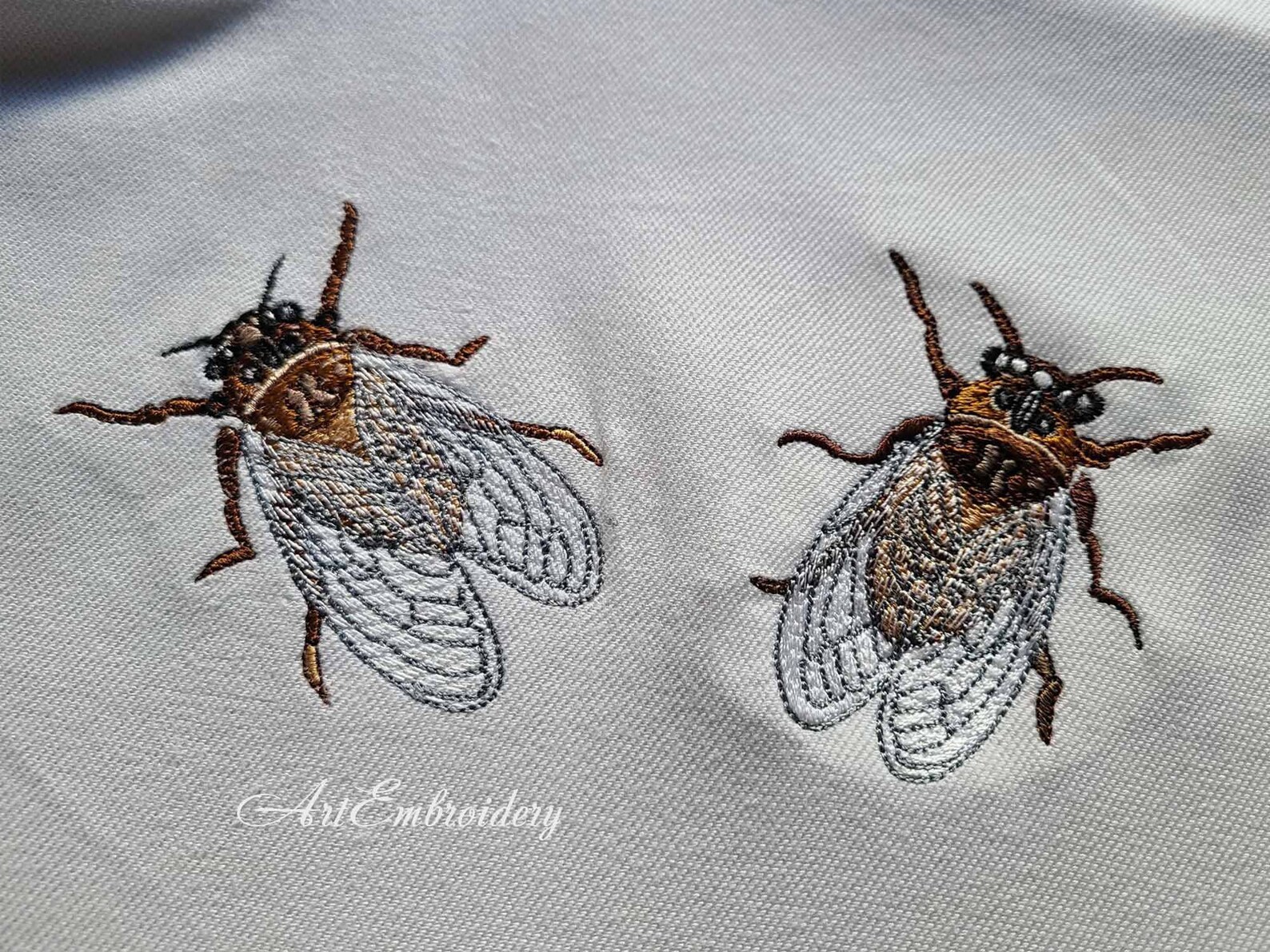Flying Insects Machine Embroidery Designs: Fly & Mosquito (4x4, 5x5 ...
