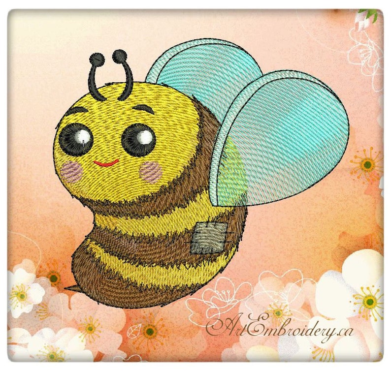 Bumblebee machine embroidery designs set for a babies and  etsy Bumblebee machine embroidery designs set for a babies and  etsy