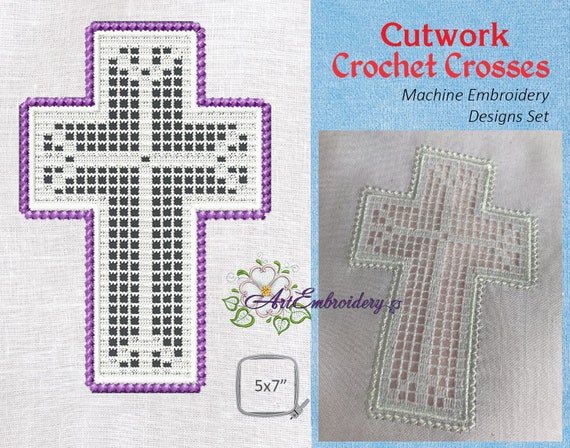 Lot De 5 Crochets Anciens Pour Broderie – Occasion – Marque Générique