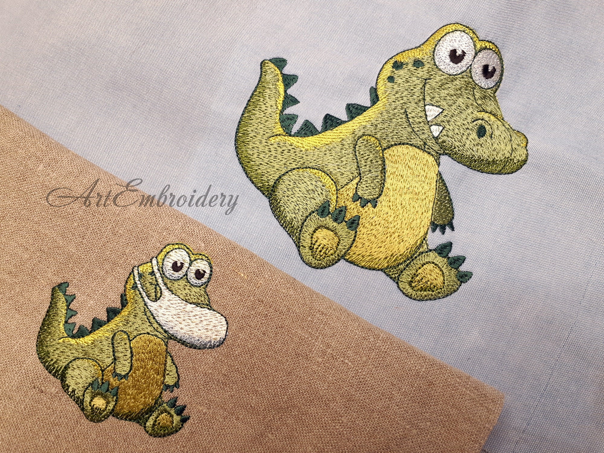 Croc Old Toy Machine Embroidery Design in Two Sizes Etsy