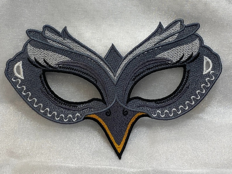 Bird Masks Embroidery Designs Set in FSL Applique or Etsy Canada