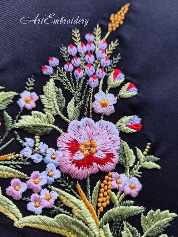 Bunad Flowers Machine Embroidery Designs: Norwegian Costume