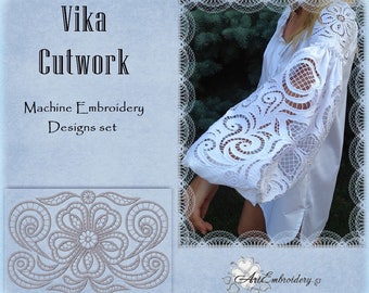 Vika Cutwork - Richelieu Machine Embroidery Designs Set