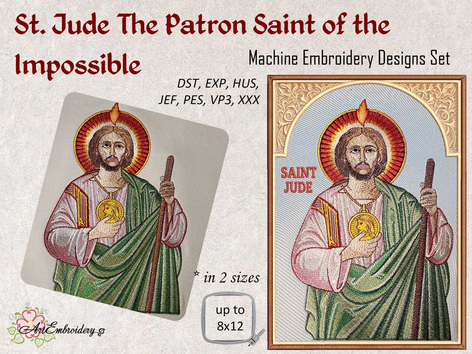 St. Jude the Patron Saint of the Impossible Machine Etsy