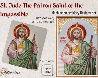 St Jude Embroidery Design - Etsy