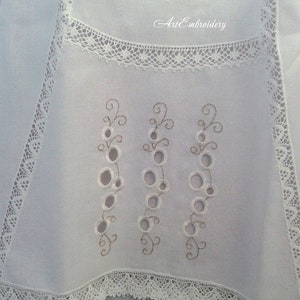 Bubble Cutwork - Machine Embroidery Design assembled for  hoop 6x8 and  split for hoop 5x7 inches for  making  lace  holes  by  scissors