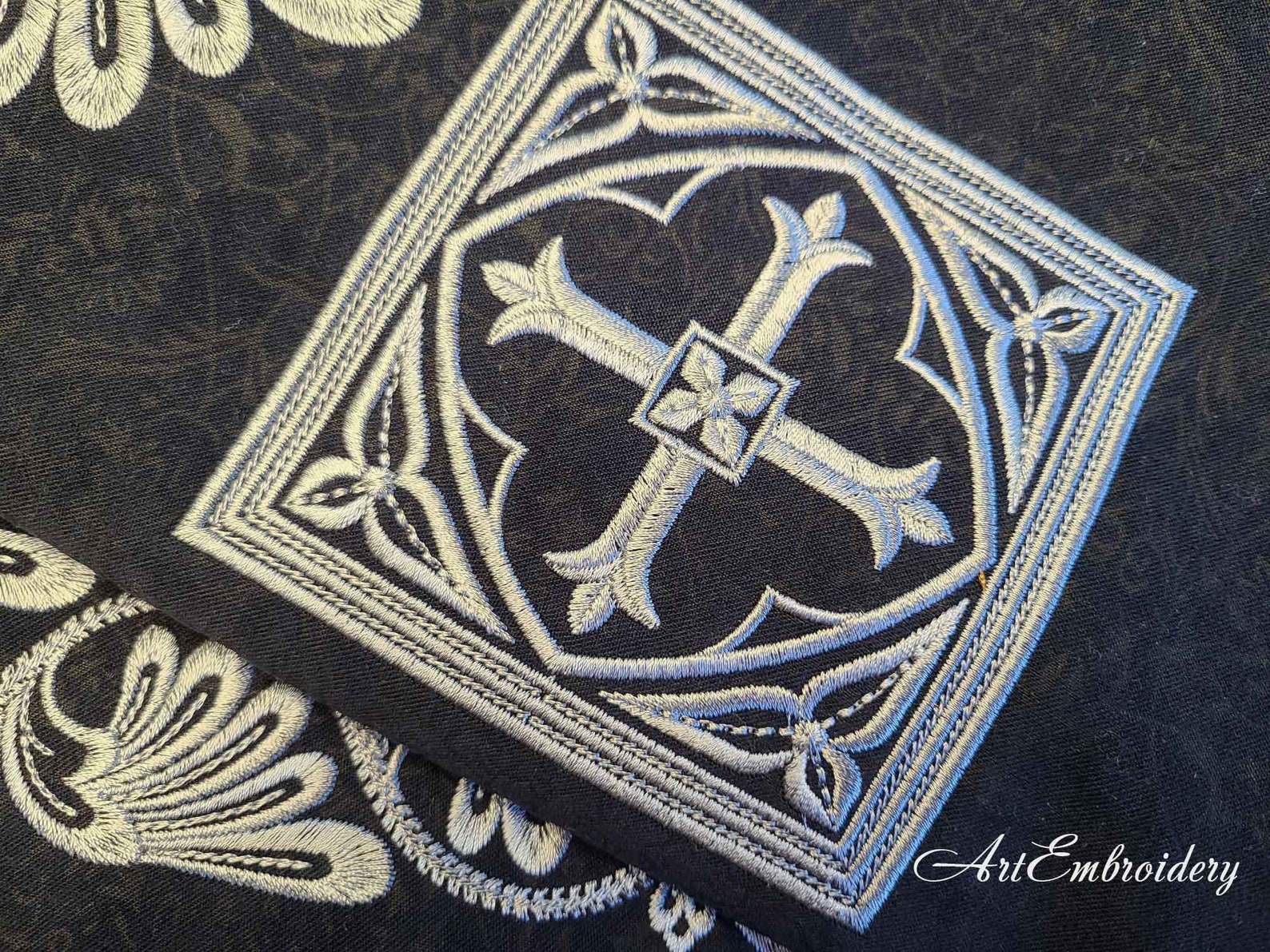 Wooden Cross - Machine Embroidery Christian Religious Designs Set for ...