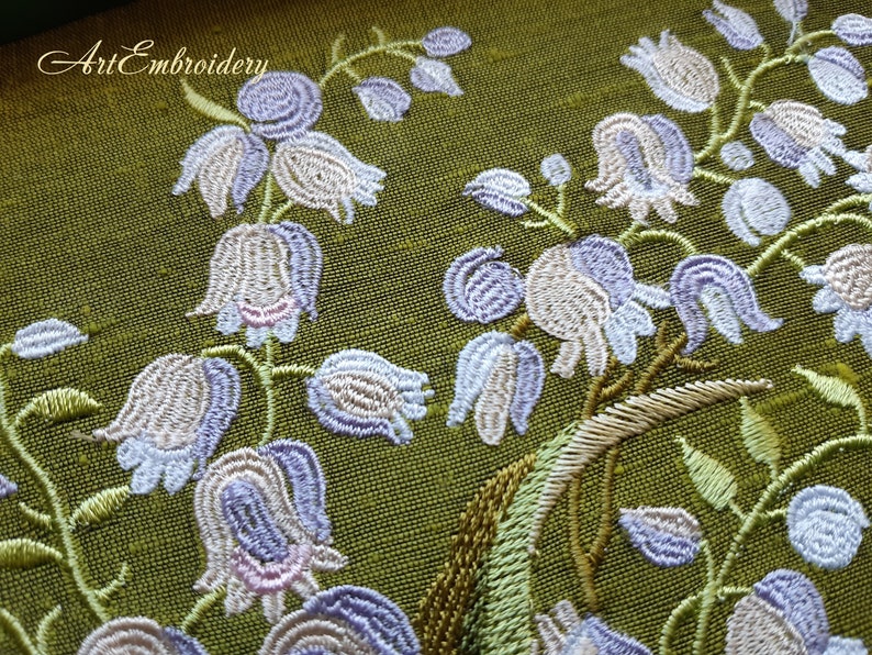 Lilies of the valley machine jessecmault design in three sizes  etsy