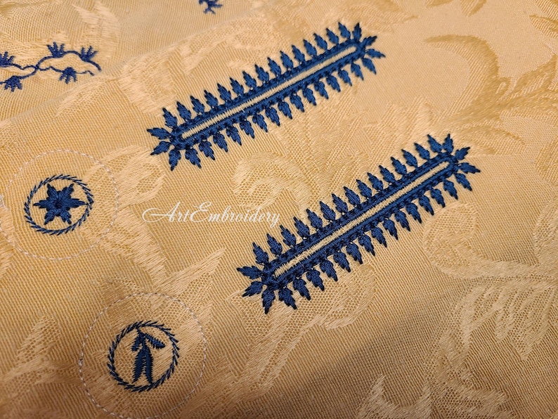18th Century Buttonhole Embroidery Designs: 4x4 Hoop (digital Download ...