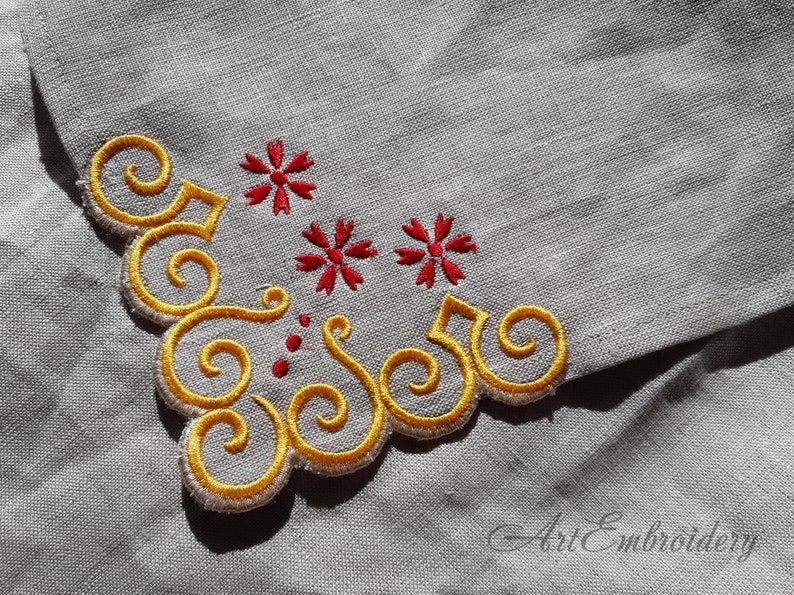 Napkin Corners ITH Machine Embroidery Designs Set for hoop Etsy