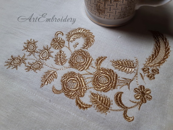 18th Century Court Dress Embroidery Designs: Skirt Border (6x10 to 8x12)  (digital File) - Etsy