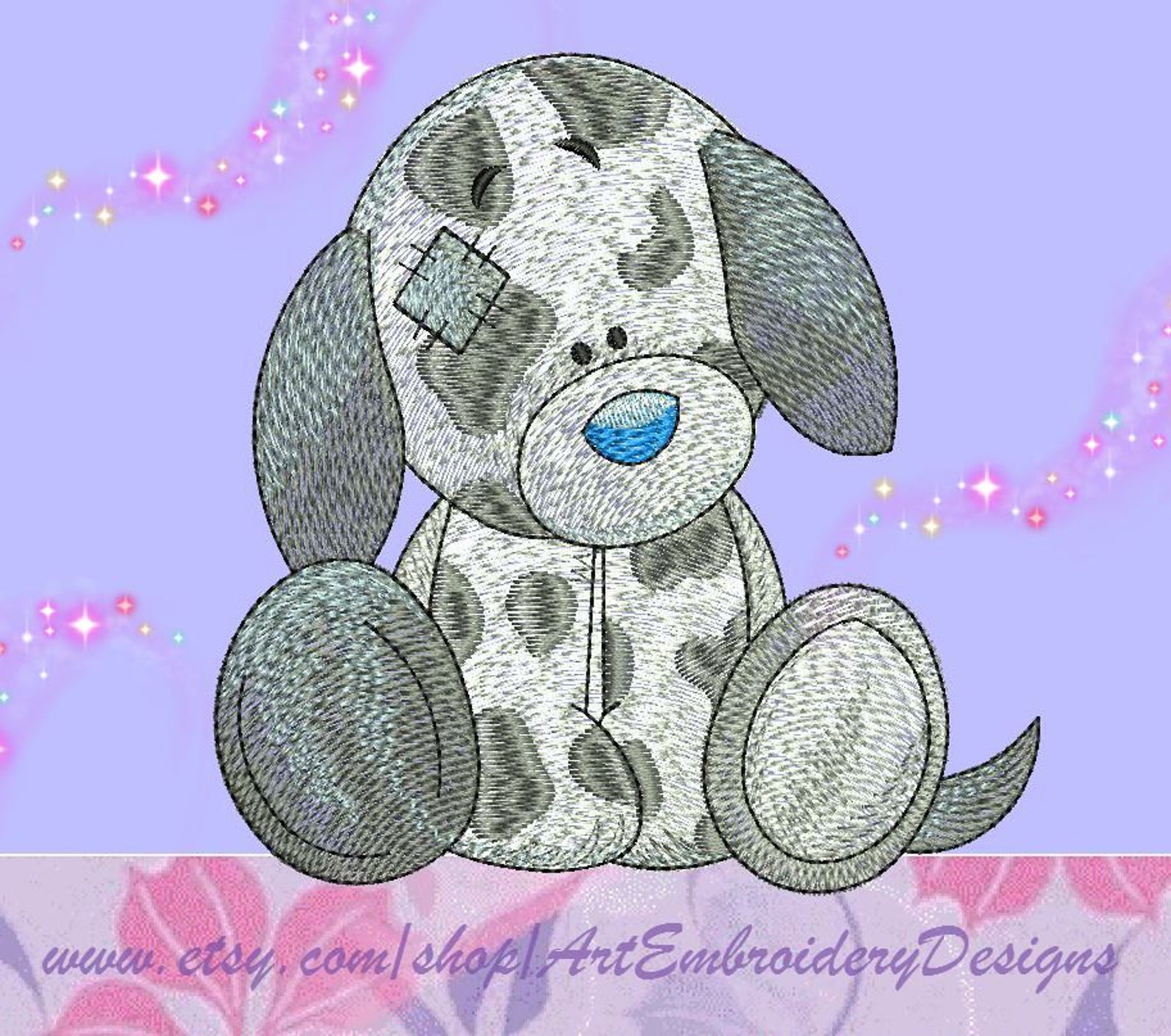 Dalmatian machine embroidery dog designs set for a babies  etsy