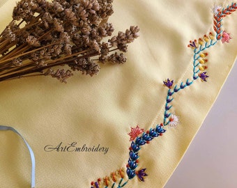Crazy Feather Borders - Machine Embroidery Floral Designs