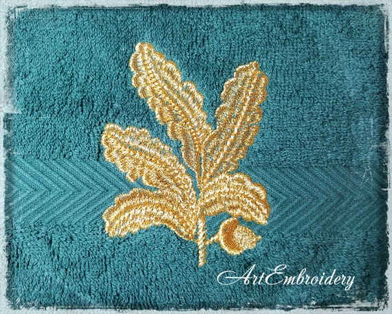 Napoleonic Oak Leaf Embroidery Designs: Military Uniform, 6x8 Hoop