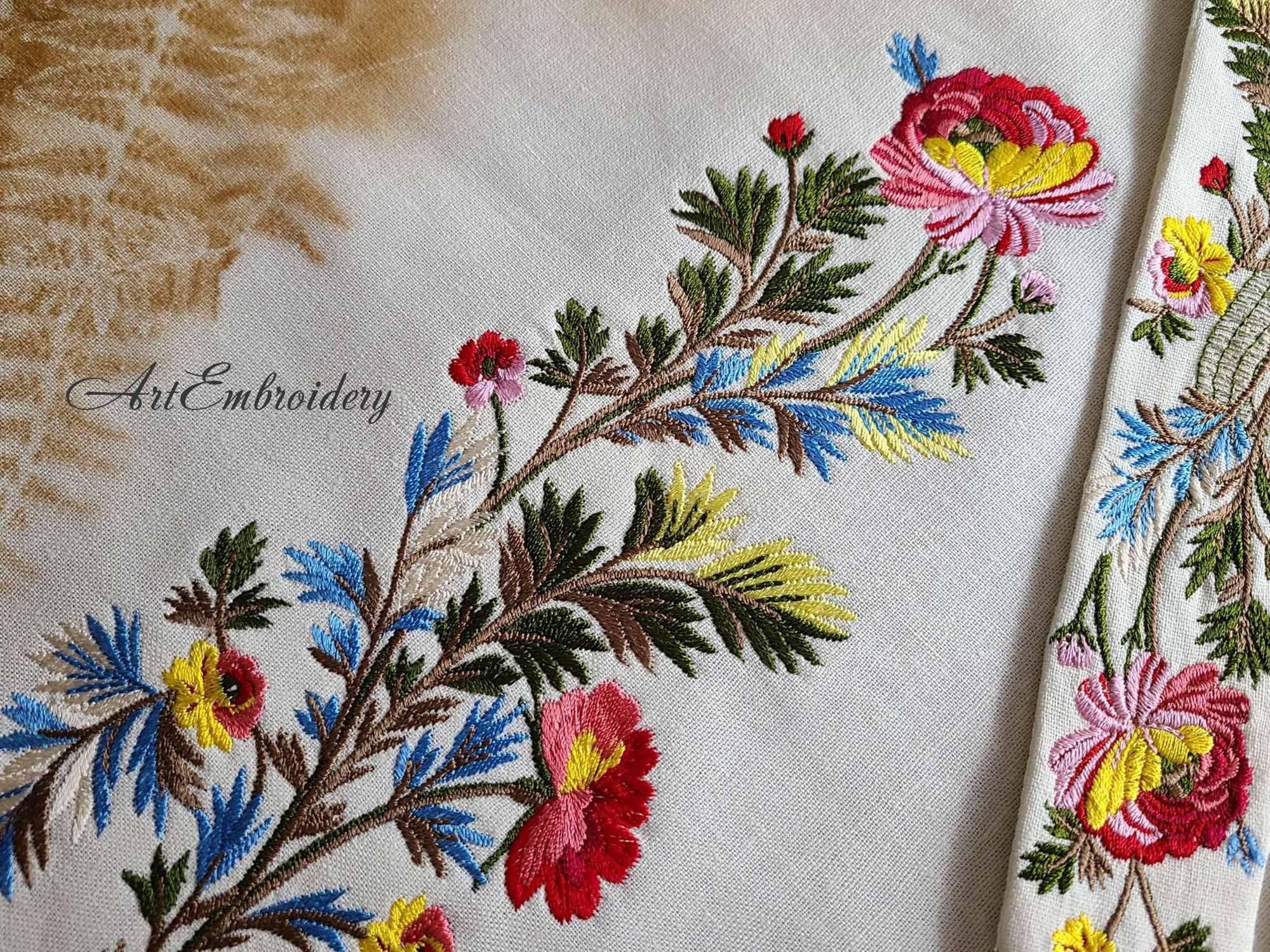 美品✨AMERI MEDI VINTAGE FLOWER EMBROIDERY AMERI MEDI VINTAGE FLOWER EMBROIDERY
