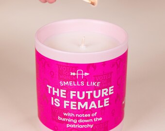 Smells Like the Future is Female Candle