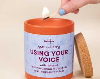 Smells Like Using Your Voice Candle