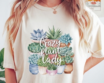 Crazy Plant Lady PNG Succulent png Plant Lover Plant Mama Funny Shirt png Plant Mom png Shirt Designs Funny Plant png Succulent png