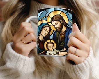 Baby Jesus Mug Wrap 11oz mug wrap 15oz mug wrap Sublimation Design Faith Mug Wrap Easter Mug Wrap Christian Mugs Christian Mug Design