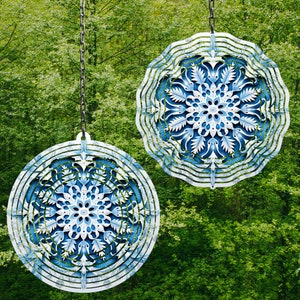 White Snowflake Wind Spinner Wind Spinner Png Wind Spinner Sublimation Designs Wind Spinner Designs 8 in Wind Spinner Designs 3 sizes