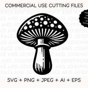 Mushroom svg Cricut Cut Files Mushroom Clipart Commercial Use svg Forest svg Mystical svg Mushroom png Hippie svg Mushroom Silhouette