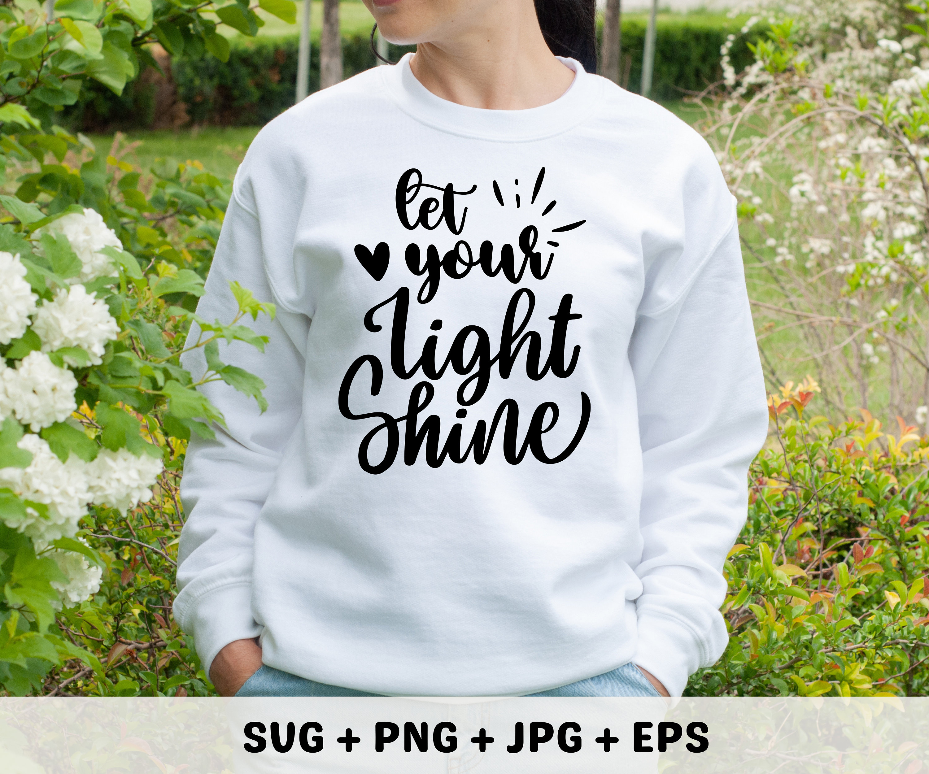 Let Your Light Shine Svg Motivational Quotes Svg Inspirational Svg ...